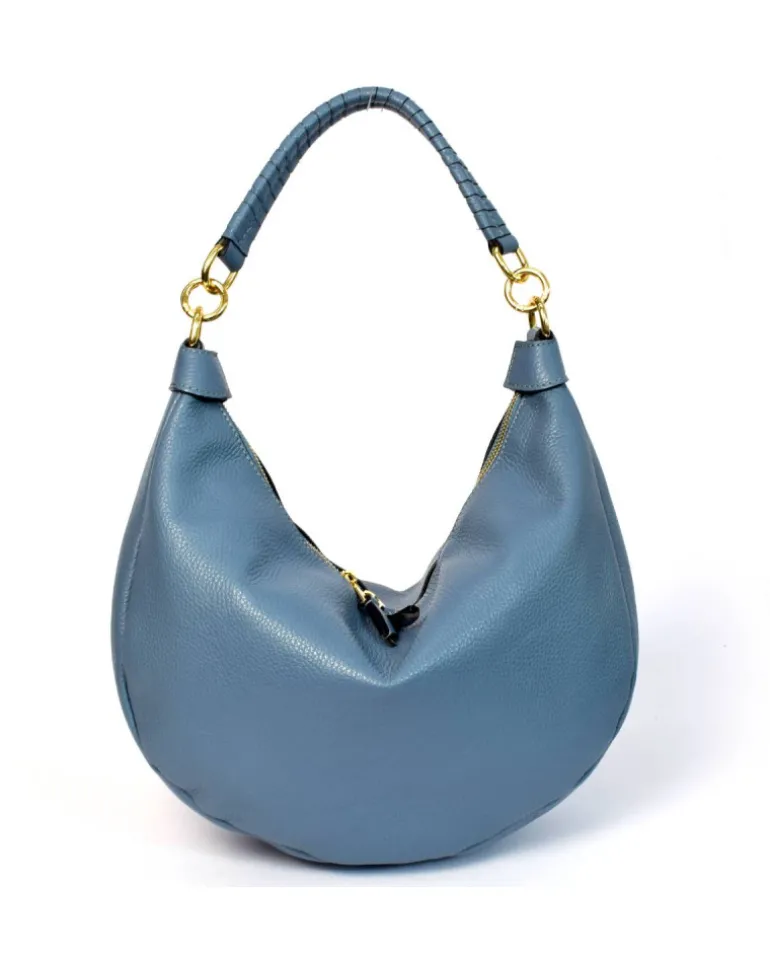 Acquista una borsa hobo in pelle fatta a mano, realizzata a Firenze con maestria italiana. Lusso, stile e qualità si fondono per