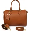 bauletto in pelle con tracolla 12866