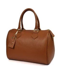 bauletto in pelle con tracolla 12866