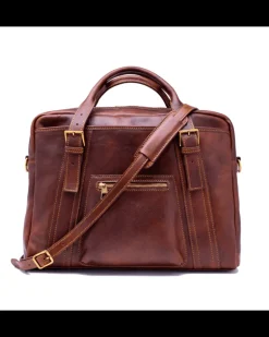 Borsa a mano Business in pelle vacchetta vegetale art 224427