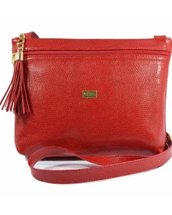 Borsa a tracolla in pelle stampata art 1776w