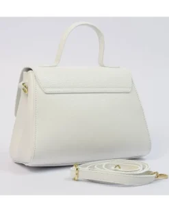 borsa donna con pattina con maniglia in pelle art 12764