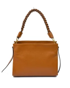borsa in pelle tracolla intreccio sottobraccio piccola art 12733