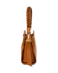 borsa in pelle tracolla intreccio sottobraccio piccola art 12733