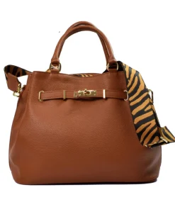 Borsa manici grande in pelle da donna art 12859
