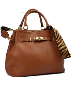 Borsa manici grande in pelle da donna art 12859