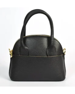 borsa manico stondata piccola in pelle art 12826