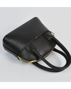 borsa manico stondata piccola in pelle art 12826
