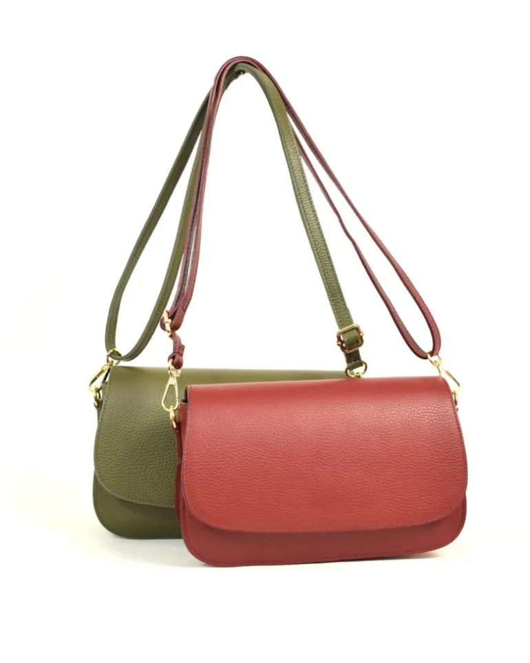 Borsa pattina a tracolla in pelle art 12889