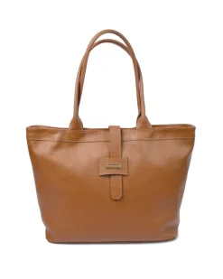 Borsa shopping media in pelle stampata art 12882