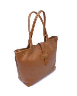 Borsa shopping media in pelle stampata art 12882