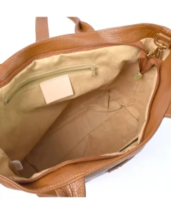 Borsa shopping media in pelle stampata art 12882