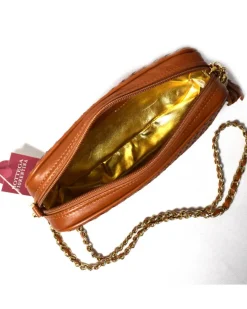 Borsa tracolla intrecciata con catena art 11521w
