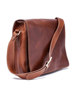 Borsa uomo messenger in pelle di vacchetta misura piccola  art 224531