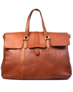 Borsa weekend pelle vacchetta vegetale art 224066