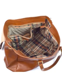 Borsa weekend pelle vacchetta vegetale art 224066