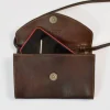 borsetta portacellulare in pelle vacchetta vegetale art 224554