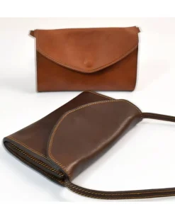 borsetta portacellulare in pelle vacchetta vegetale art 224554