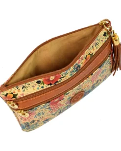 Bustina in pelle tre cerniere piccola art 1751