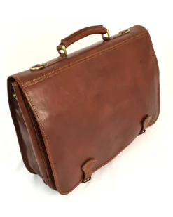 cartella con patta in vacchetta vegetale porta pc 17 grande art 224010