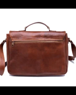 Cartella con patta in vacchetta vegetale porta pc art 224576