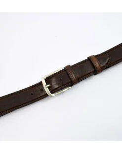 Cintura cuoio ingrassata alta 4 cm art 6340840