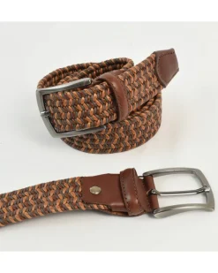 Cintura in pelle intrecciata fatta a mano | Made in Florence