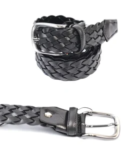 Cintura in pelle intrecciata artigianale | Firenze | Cintura in pelle unisex | Artigianato italiano