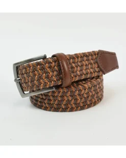 Cintura in pelle intrecciata fatta a mano | Made in Florence