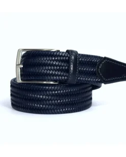 Cintura in pelle intrecciata fatta a mano | Made in Florence