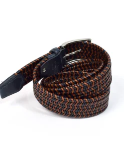 Cintura in pelle intrecciata fatta a mano | Made in Florence