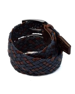 cintura intreccio con pelle e cotone art 6210735