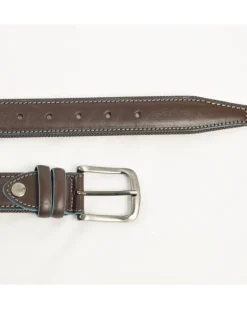 cintura sportiva in pelle di vitello e tessuto art 6243735
