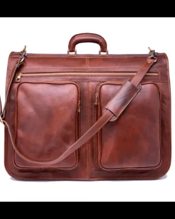 classico porta abiti in pelle vacchetta vegetale art 224018