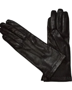 Guanti da donna in pelle pregiata con fodera in seta art 81223TM