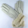 guanti donna con pelliccia  art 5pell
