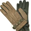 Guanti in pelle bicolore da uomo touch screen art 1585PK