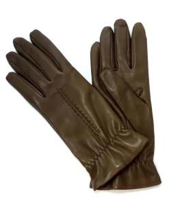 Guanti invernali in pelle da donna con dettaglio art. 8374