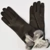 guanti pelle con pelliccia federa cashemere art 81M21 rex lapin