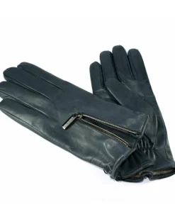 guanti uomo con zip grigi art 5B8