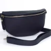 Marsupio a tracolla in pelle piccolo accessori argento art 3836na