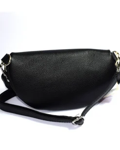 Marsupio a tracolla in pelle piccolo accessori argento art 3836na