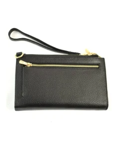 Pochette a bustina in pelle dollaro con maniglia e tracolla art 6kl01