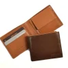 Portafoglio in pelle vegetale bicolore con portamonete art 6kd027_bic