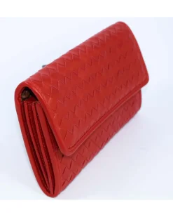 Portafoglio intrecciato con soffietti art 1692w