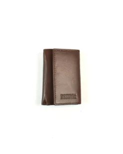 Portafoglio unisex compatto a tre ante in pelle vegetale art 6kt023
