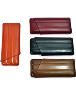 portasigari in cuoio per 3 sigari art 67418G