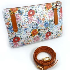 Pouchette  3 cerniere media con tracolla art 1732