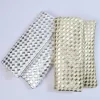 Raffinata Clutch da Donna in nappa intrecciata e metallizzata art 11013_wdmet