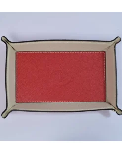 Svuotatasche in pelle rettangolare XL  25x17x4 cm
